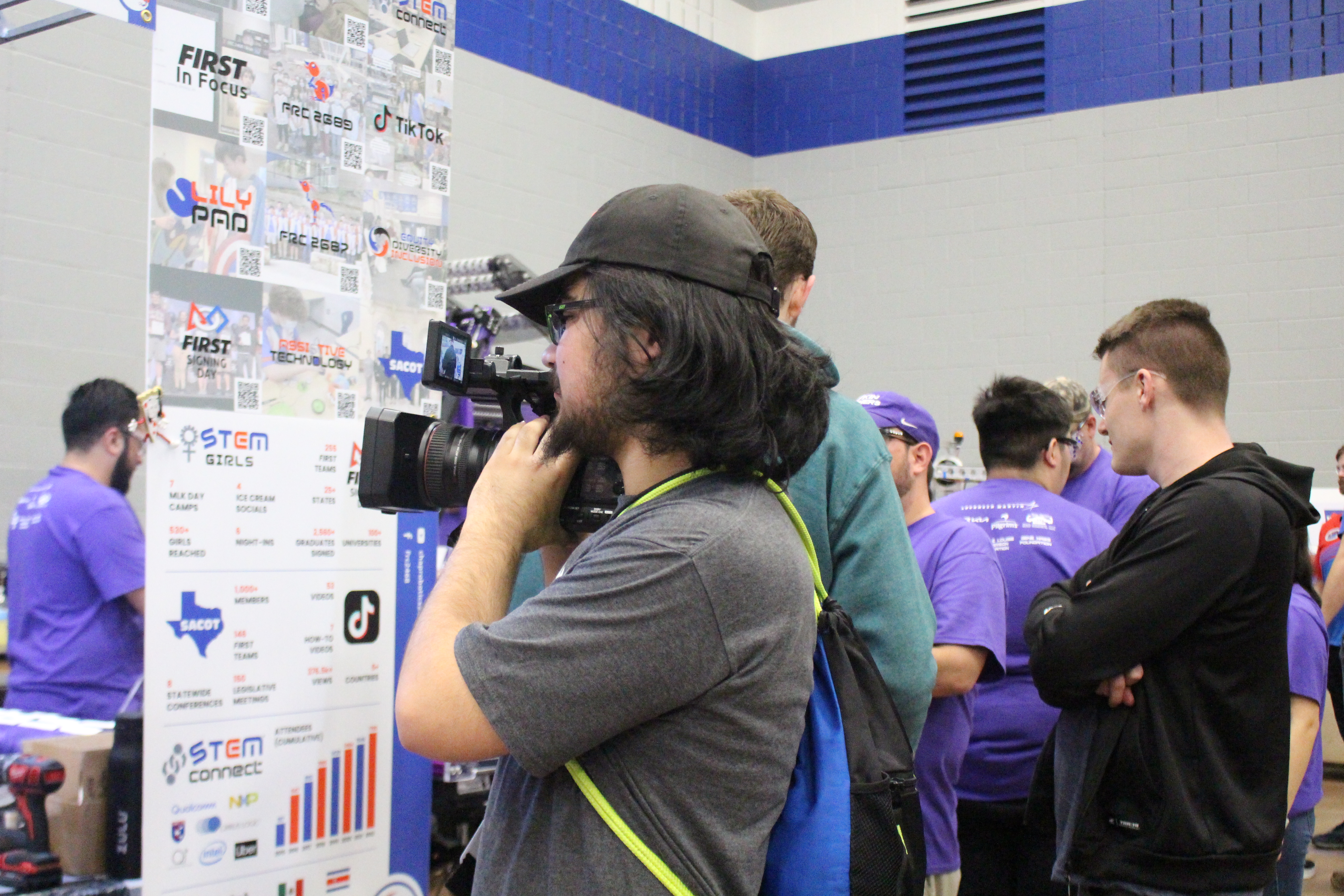 Recording FRC 2468 in their pits in 2023